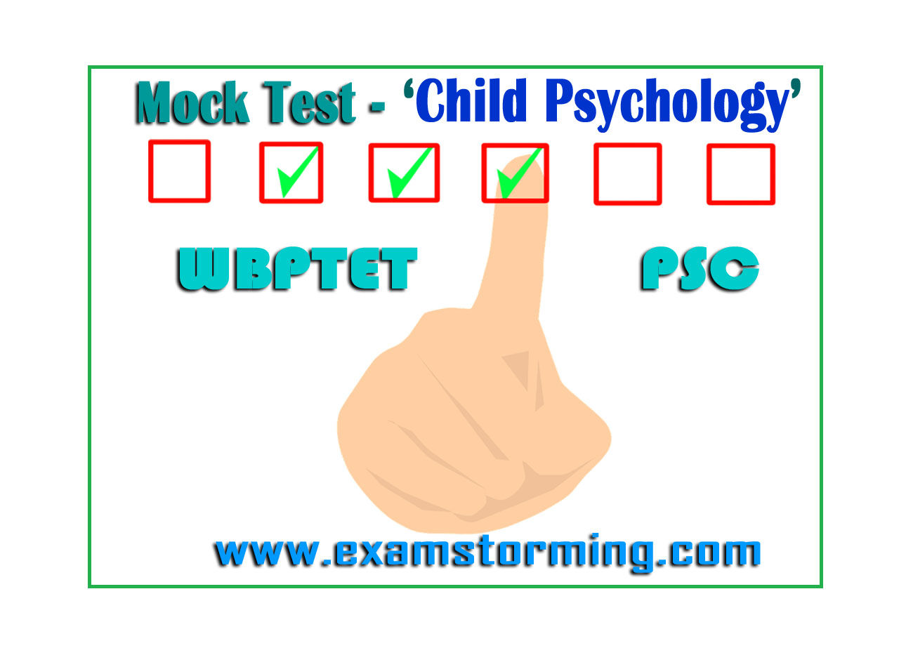 Exam Storming Mock Test Child Psychology