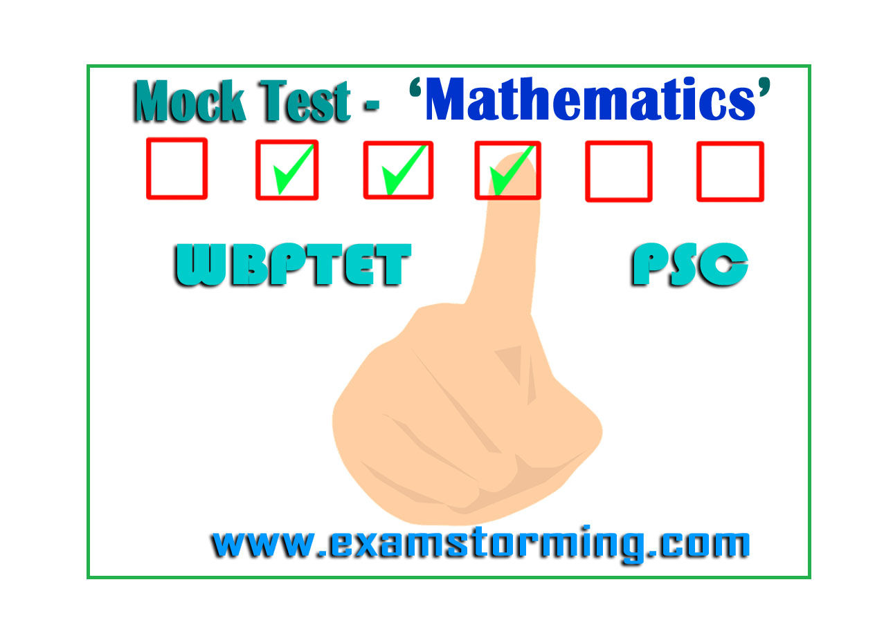 Mock Test | Mathematics | 19-02-2020 » Exam Storming